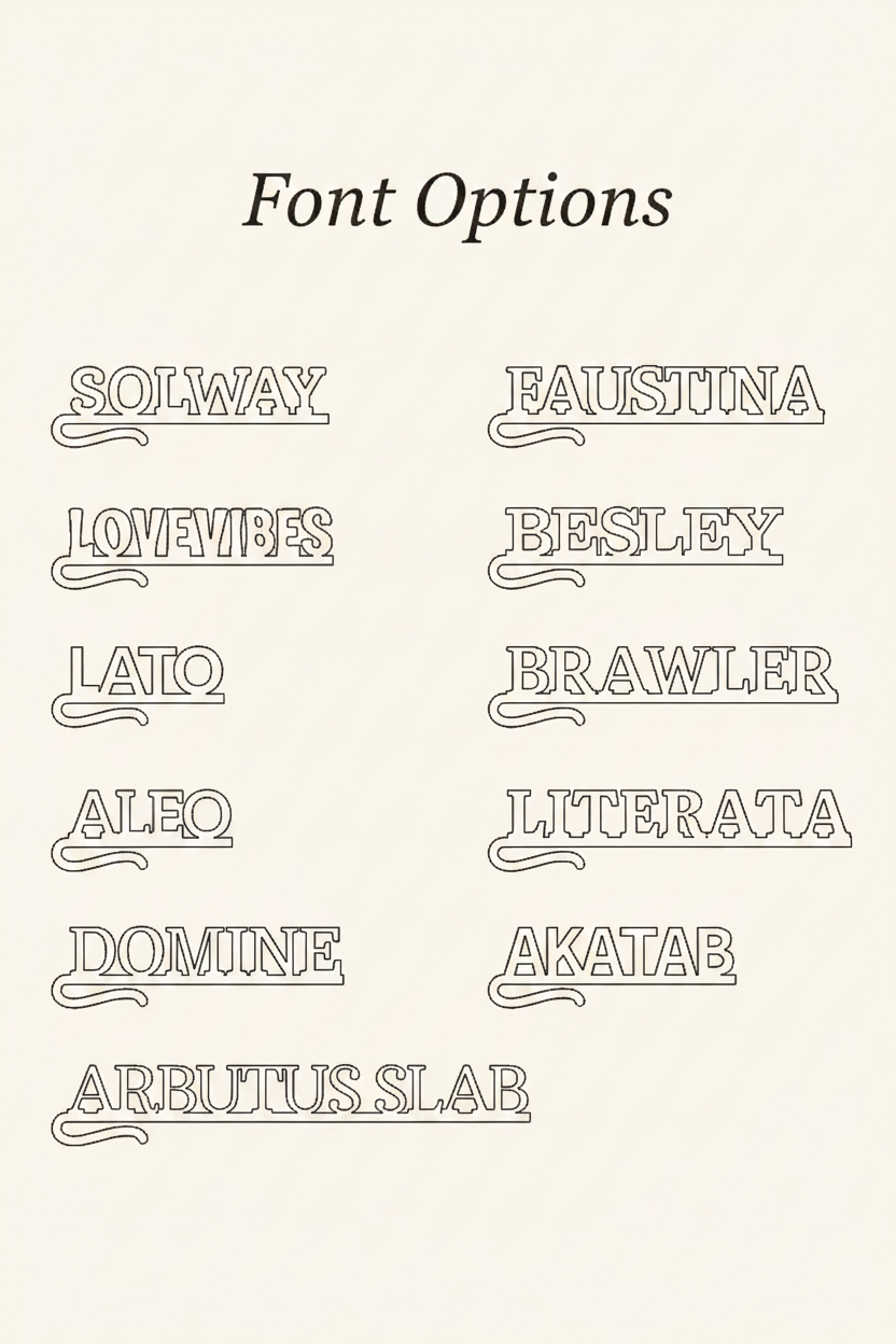 Font Options